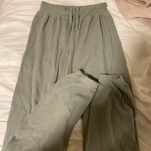 Skims waffle knit matching set